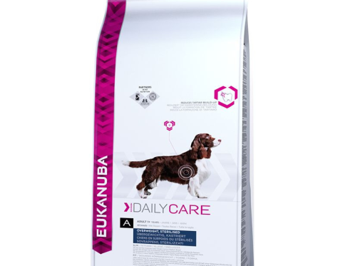 Eukanuba Daily Care Overweigt & Sterilised kutyatáp 12kg