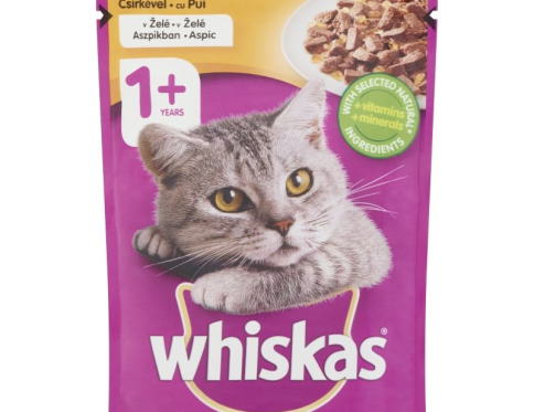 Whiskas alutasak csirke aszpikpan 85gr
