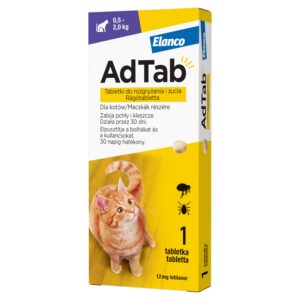 AdTab rágótabletta 0,5-2 kg tömegű macskáknak