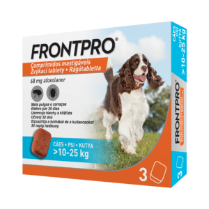 FrontPro rágótabletta 10–25 kg kutyáknak 3 db rágótabletta