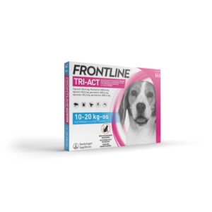 Frontline Tri-Act Spot On M – közepes testű kutyáknak (10–20 kg)