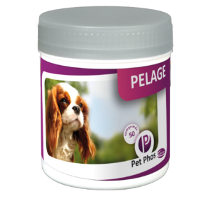 PET PHOS Coat Dog ízesített kutya szőrápoló tabletta