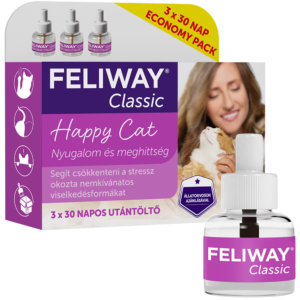 Feliway Classic Macska nyugtató – Utántöltő 3X48 ml