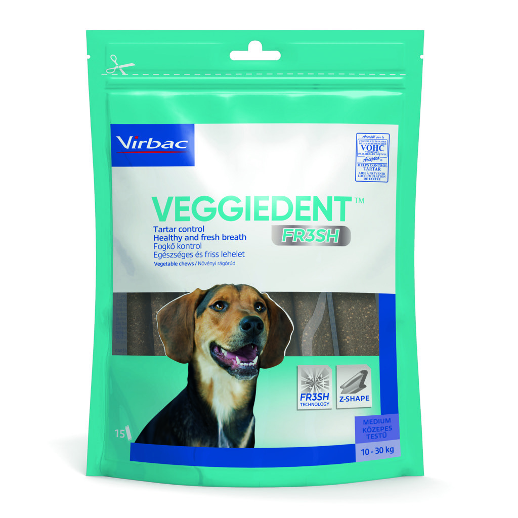 VeggieDent rágószalag kutyáknak M 10-30kg tömegű kutyáknak