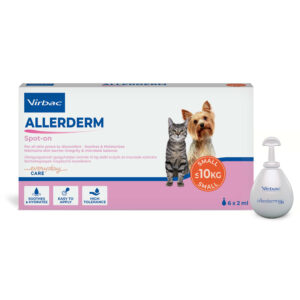 Virbac Allerderm Spot On kistestű kutyának és macskának 6x2 ml