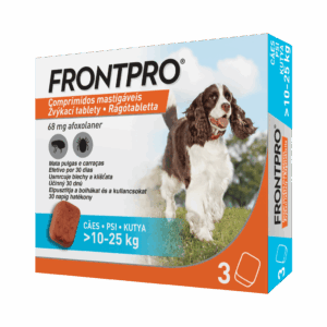 FrontPro rágótabletta 10–25 kg kutyáknak 3 db rágótabletta