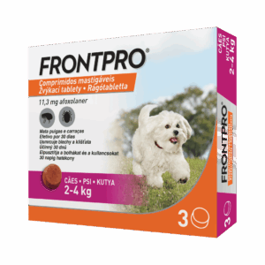 FrontPro rágótabletta 2–4 kg-os kutyáknak 3 db rágótabletta
