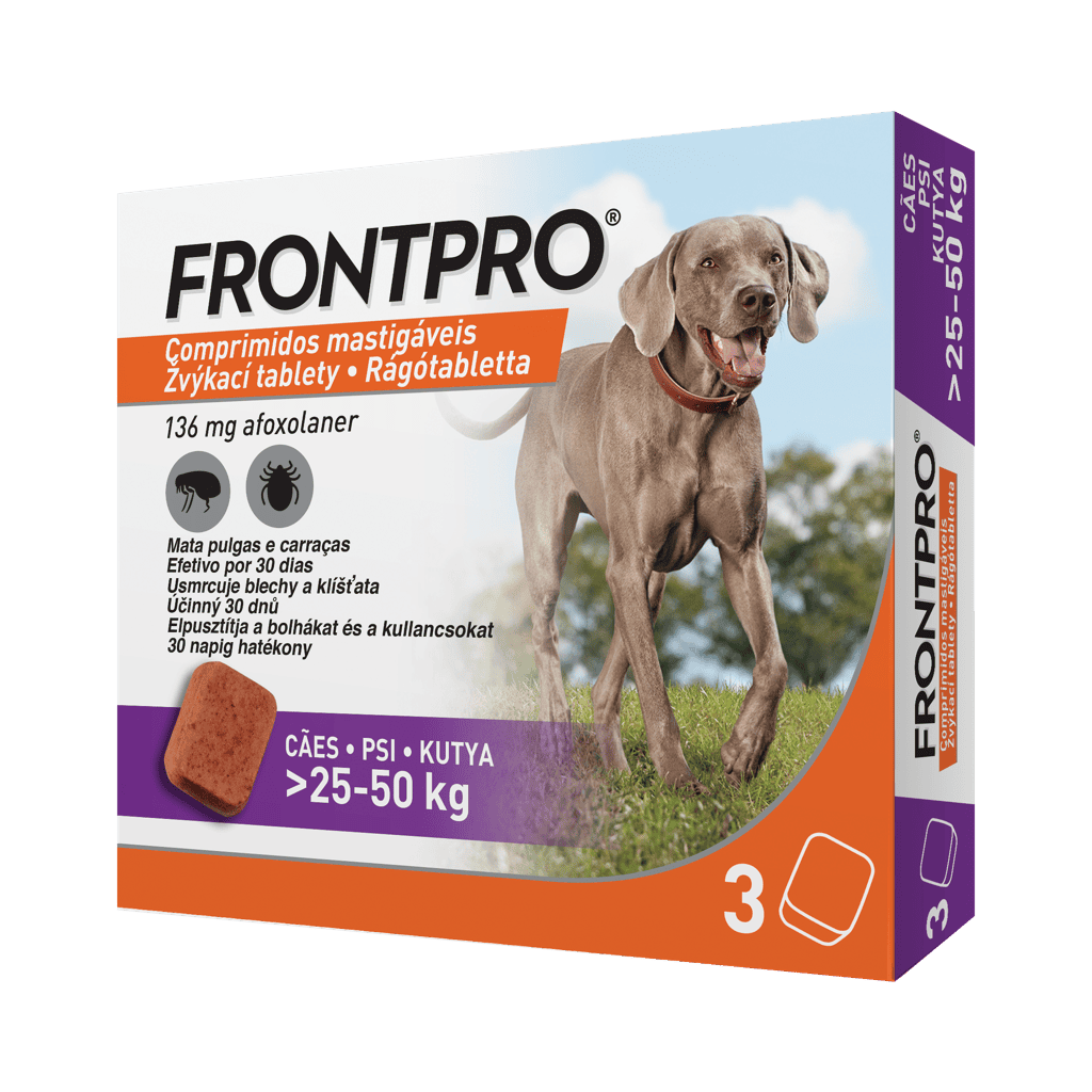 FrontPro rágótabletta 25–50 kg kutyáknak 3db rágótabletta