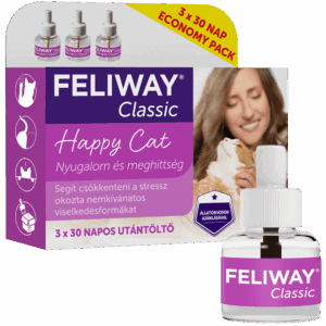 Feliway Classic Macska nyugtató – Utántöltő 3X48 ml