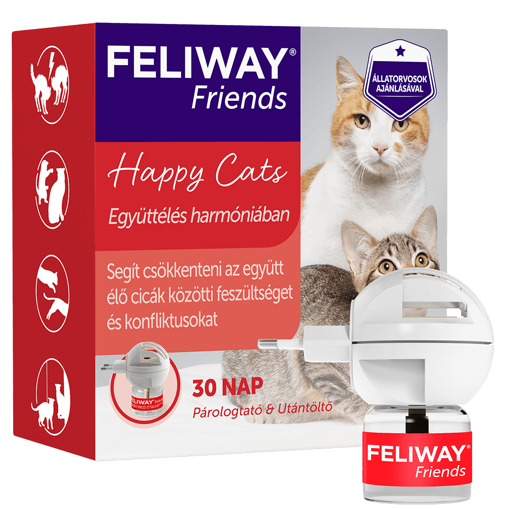 Feliway Friends macska nyugtató párologtató és utántöltő 48 ml