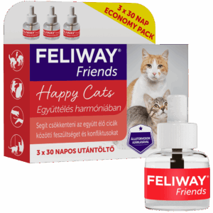 Feliway Friends macska nyugtató - utántöltő 3x48 ml