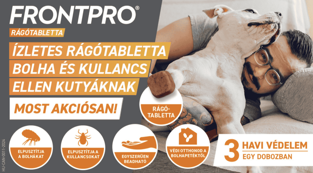 FrontPro rágótabletta 2–4 kg-os kutyáknak 3 db rágótabletta - Image 5