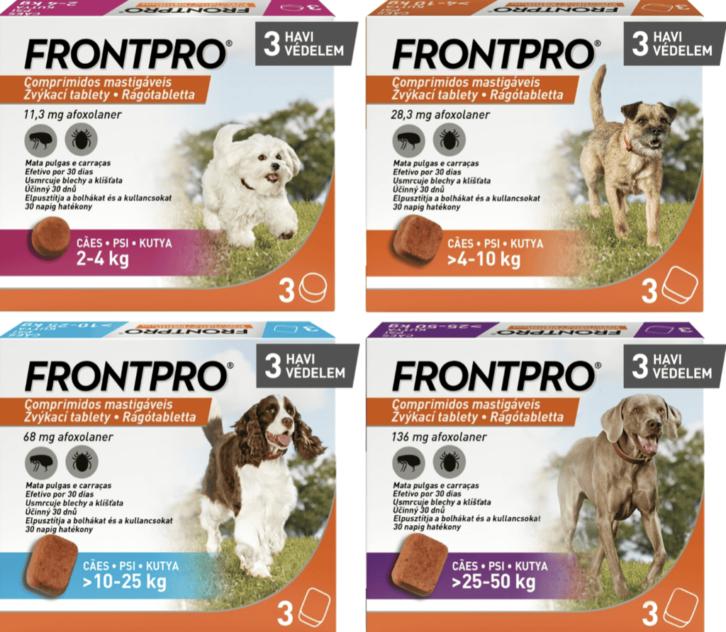FrontPro rágótabletta 25–50 kg kutyáknak 3db rágótabletta - Image 2