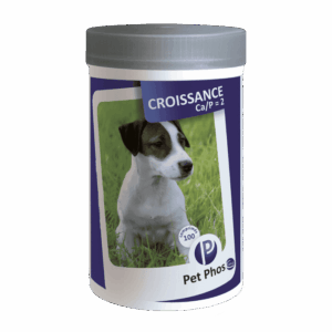 Pet Phos Growth Dog Ca/P=2 ízesített kutya vitamin 100 db