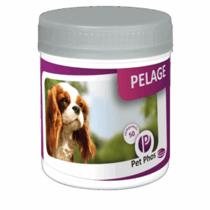 PET PHOS Coat Dog ízesített kutya szőrápoló tabletta