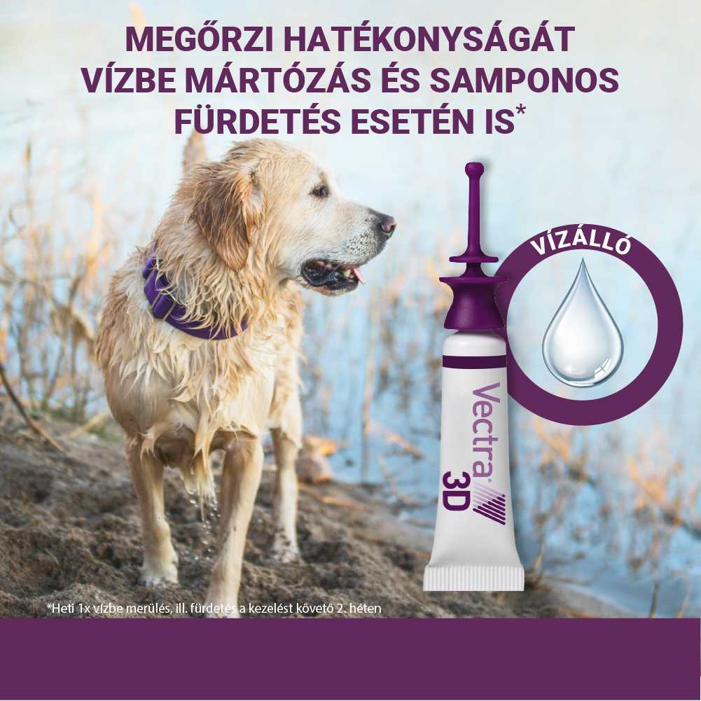 Vectra 3D Spot On 25-40 kg tömegű kutyáknak – Védelem szúnyog, kullancs és bolha ellen - Image 3