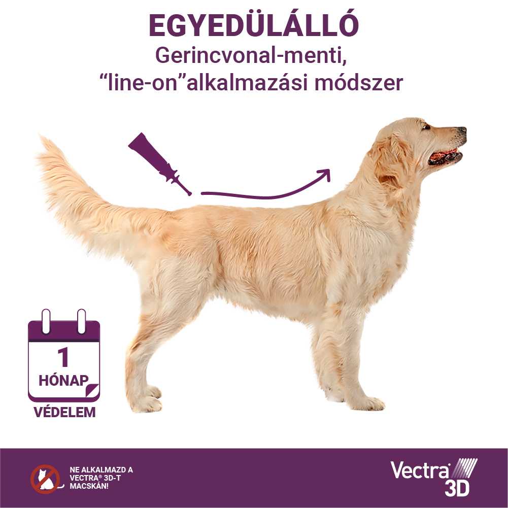 Vectra 3D Spot On 25-40 kg tömegű kutyáknak – Védelem szúnyog, kullancs és bolha ellen - Image 6