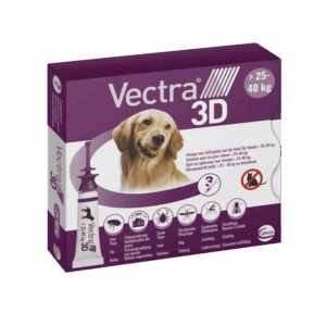 Vectra 3D Spot On 25-40 kg tömegű kutyáknak – Védelem szúnyog, kullancs és bolha ellen