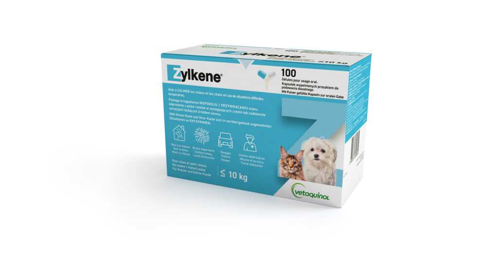ZYLKÉNE 75 mg - macska és kutya nyugtató kapszula 10 kapszula