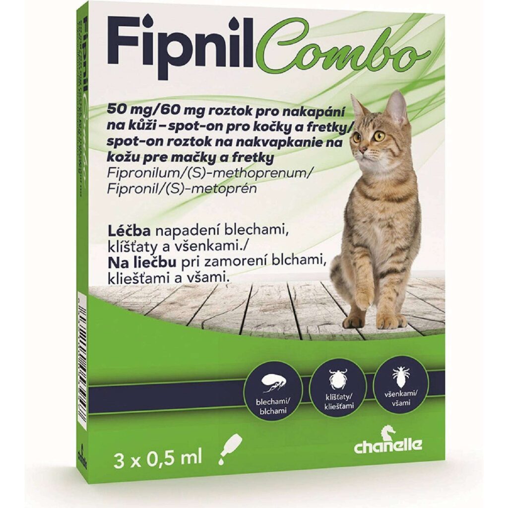 Fipnil Combo 50 mg/60 mg spot on macska és vadászgörény részére