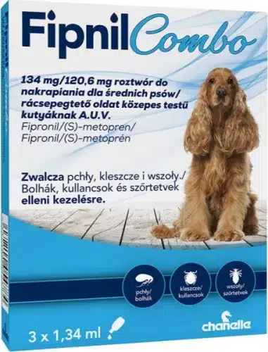 Fipnil Combo M Spot-On 10-20 kg tömegű kutyáknak