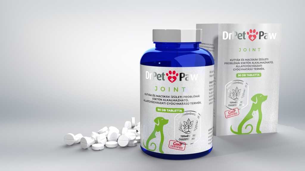 DrPetPaw JOINT ízületvédő tabletta kutyáknak és macskáknak 90 tabletta