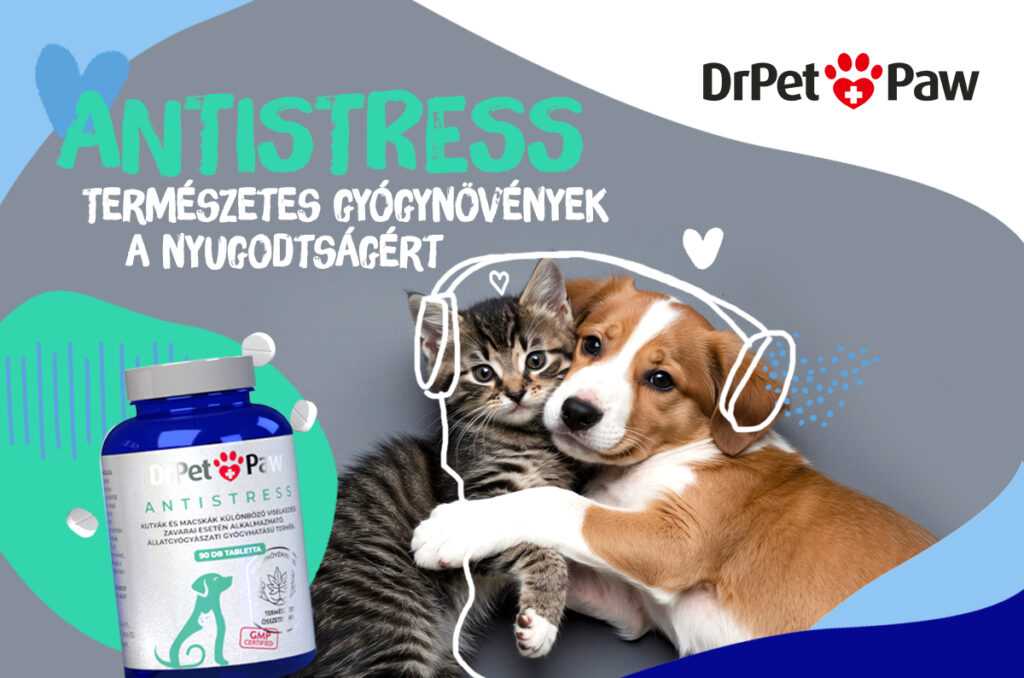DrPetPaw Antistress macska és kutya nyugtató tabletta 90 tabletta - Image 4