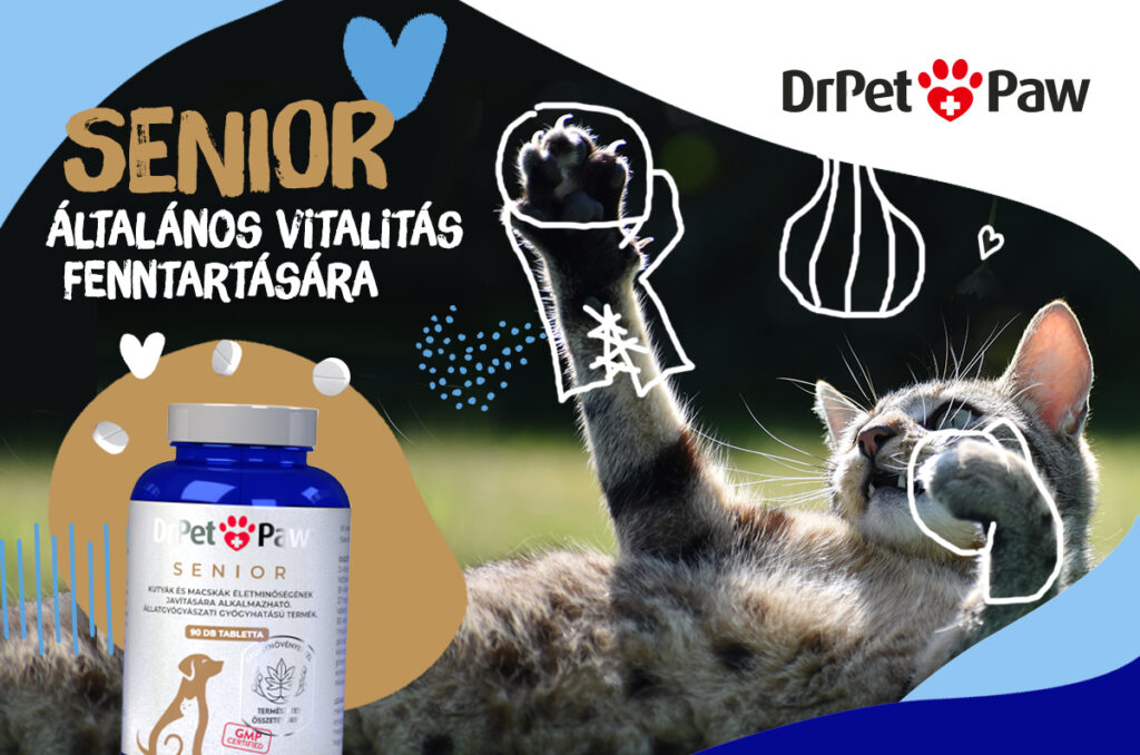 DrPetPaw SENIOR idősebb kutyák és macskák részére 90 tabletta - Image 3