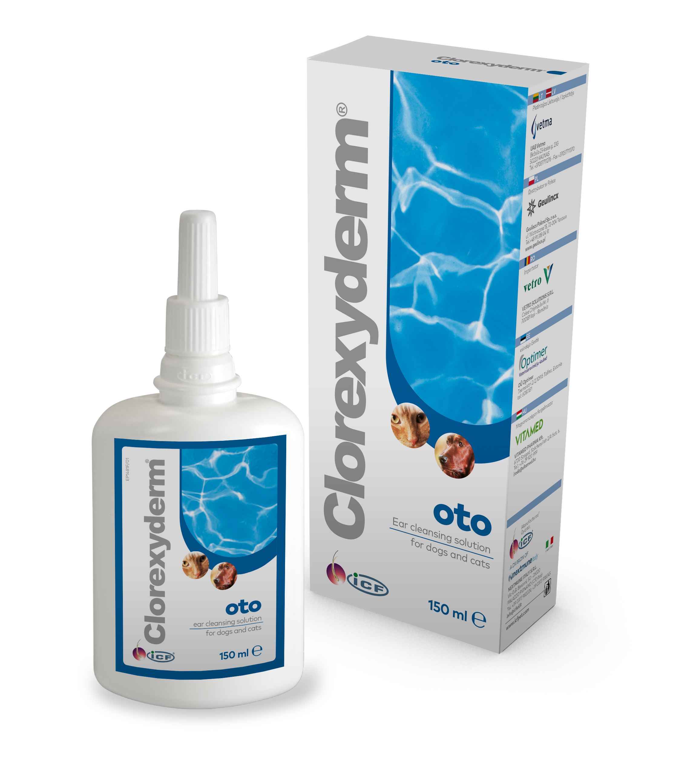 Clorexyderm Oto fültisztító 150 ml