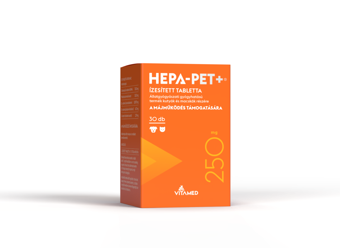 Hepa-Pet Plus 250 mg tabletta - májműködés támogatására
