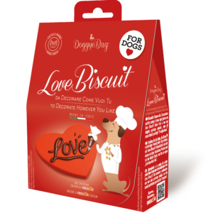 DoggyeBag Love Biscuit – díszíthető szív alakú kutyakeksz FREECOA-val