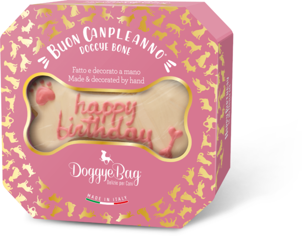 DoggyeBag Dog B-Day Bone csomagolás