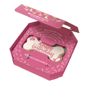 DoggyeBag Dog B-Day Bone – születésnapi kutyatorta gyertyával