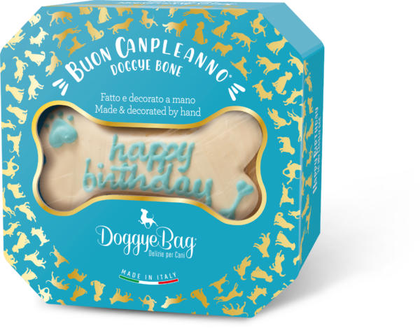DoggyeBag Dog B-Day Bone csomagolás