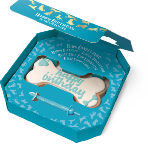 DoggyeBag Dog B-Day Bone – születésnapi kutyatorta gyertyával