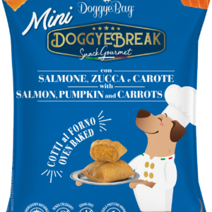 DoggyeBag DoggyeBreak Gourmet – lazacos, sütőtökös és sárgarépás kutyafinomság
