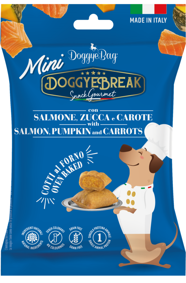 DoggyeBag DoggyeBreak Gourmet lazac csomagolás