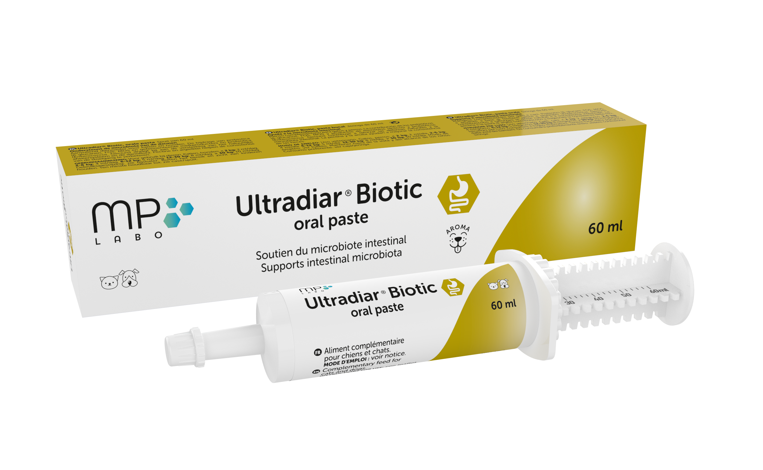 Ultradiar Biotic bélflóra támogató paszta 60 ml - hasmenés kezelésére
